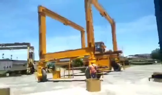 Vollhydraulischer Rtg-Gummireifen-Bootshebe-Yacht-Portalkran