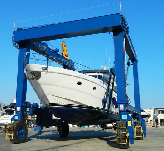 Yachtlift Mobile Bootshebemaschine Marine Reisekran 100 Tonnen bis 1000 Tonnen