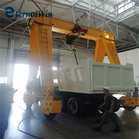 Hochwertiger Rtg-Modell-Doppelträger-Gummireifen-Portalkran Preis